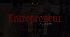 Desktop Screenshot of entrepreneurindia.com