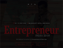 Tablet Screenshot of entrepreneurindia.com